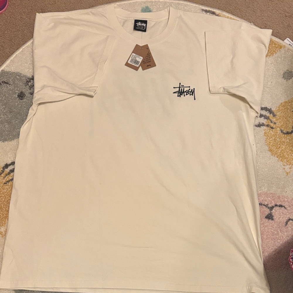 Stussy Off-White Short Sleeve Tee NWT